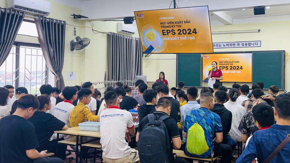 Korea link tổ chức vinh danh các học sinh đạt kết quả cao trong kỳ thi EPS - TOPIK 2024 cho các ngành Công Nông Ngư