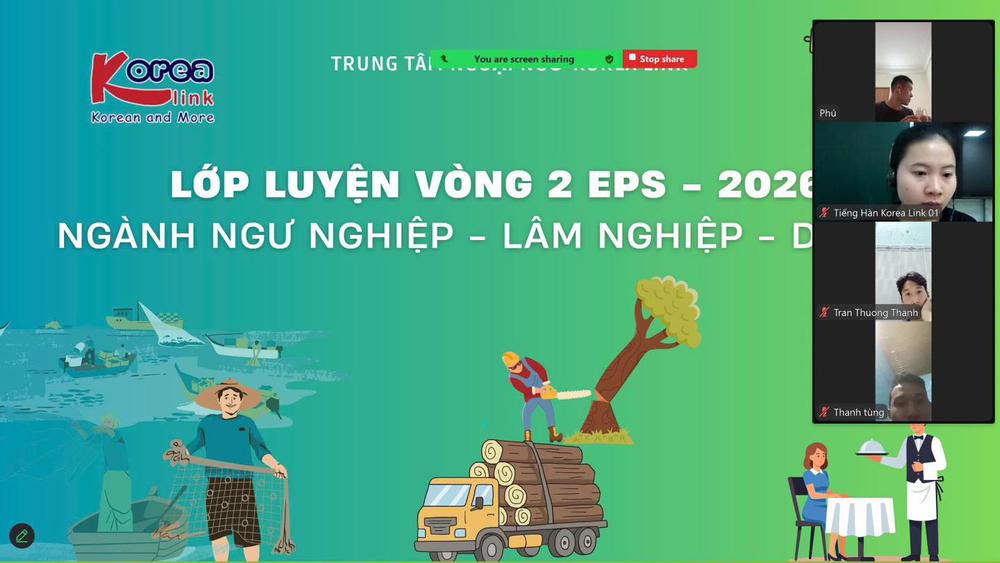 EPS Vòng 2 Ngành Ngư – Lâm – Dịch Vụ Chính Thức Khai Giảng