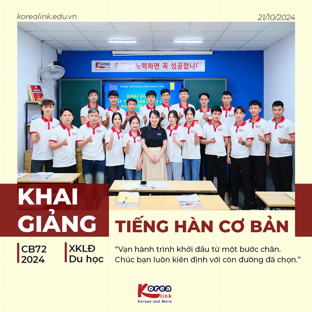 Khai giảng các lớp tiếng Hàn mới tại Vinh| Học tiếng Hàn tại Nghệ An