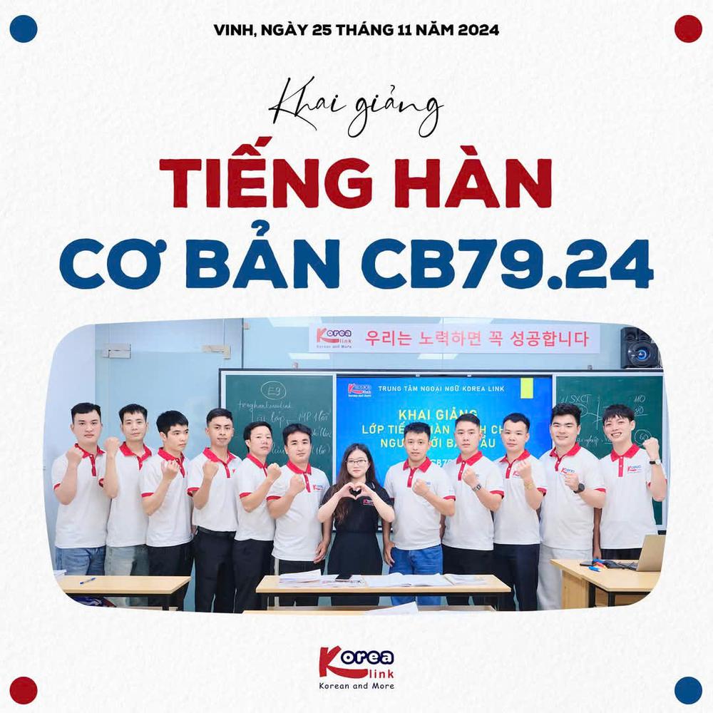 Khai giảng khoá học tiếng Hàn xuất khẩu lao động mới đón đầu kỳ thi 2025|Học tiếng Hàn tại Nghệ An