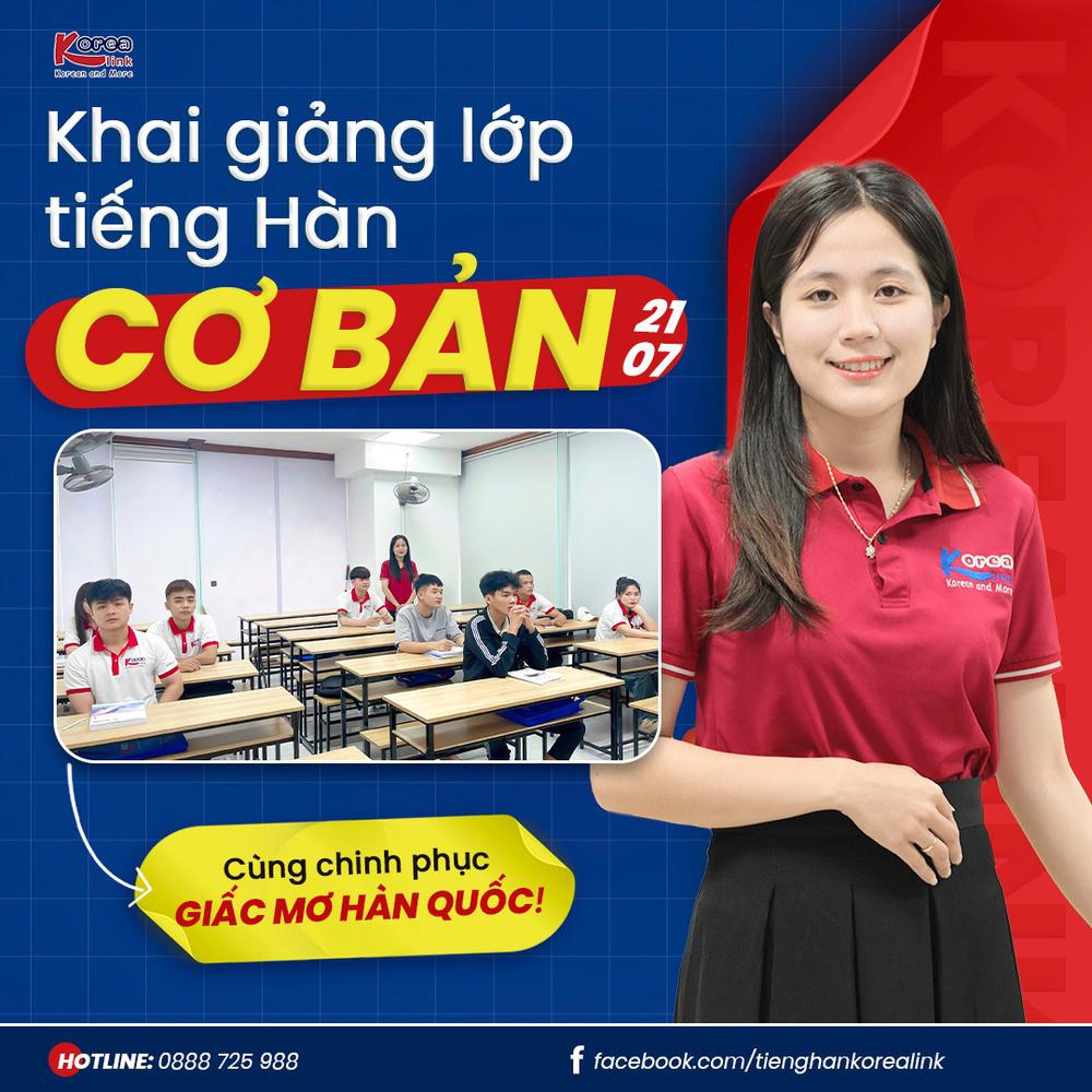 Khai giảng lớp học tiếng Hàn – Cánh cửa mới cho hành trình chạm tới ước mơ