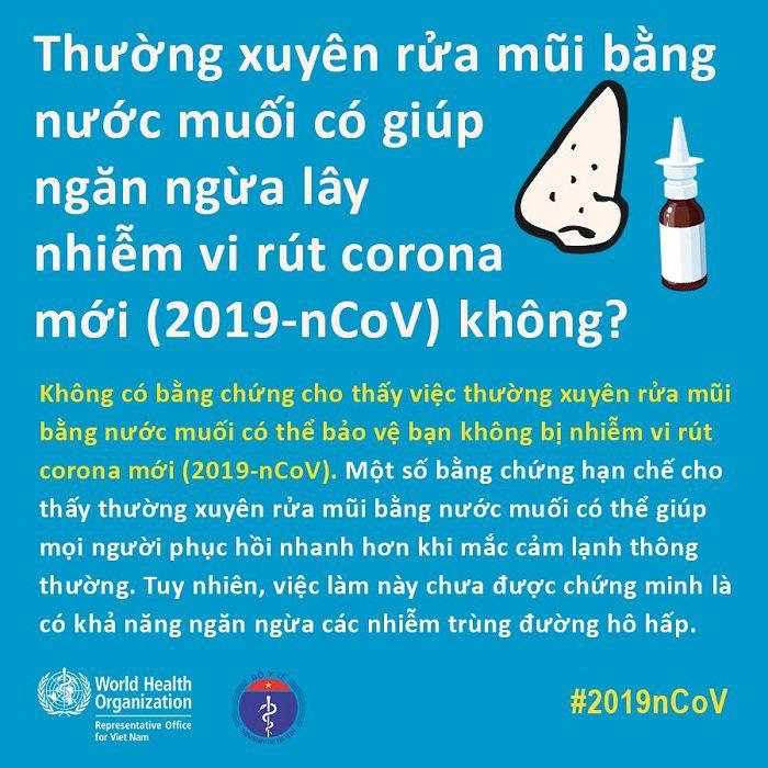Một vài thông tin hữu ích phòng ngừa hiệu quả Virus Corona (2019-nCoV)