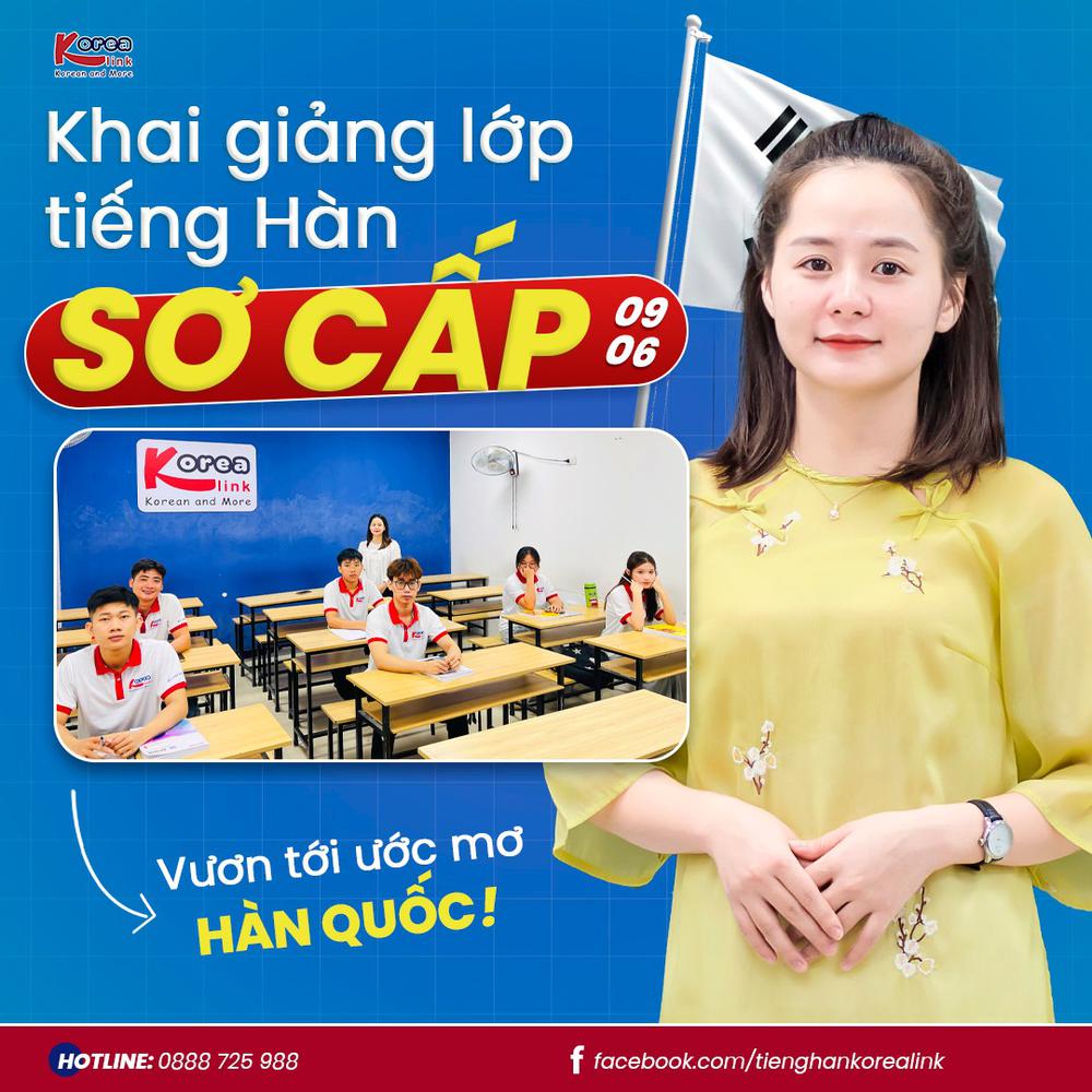 KHAI GIẢNG KHOÁ TIẾNG HÀN THÁNG 6 CHO NGƯỜI MỚI BẮT ĐẦU