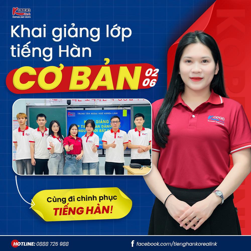 Cùng Korea link đón mùa hè sôi động với khoá học tiếng Hàn cơ bản cho người mới|Học tiếng Hàn tại Nghệ An