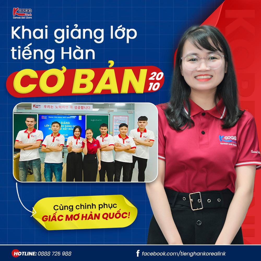 Bắt Đầu Học Tiếng Hàn Dễ Dàng Với Korea Link – Lớp Khai Giảng Mới Đã Mở!