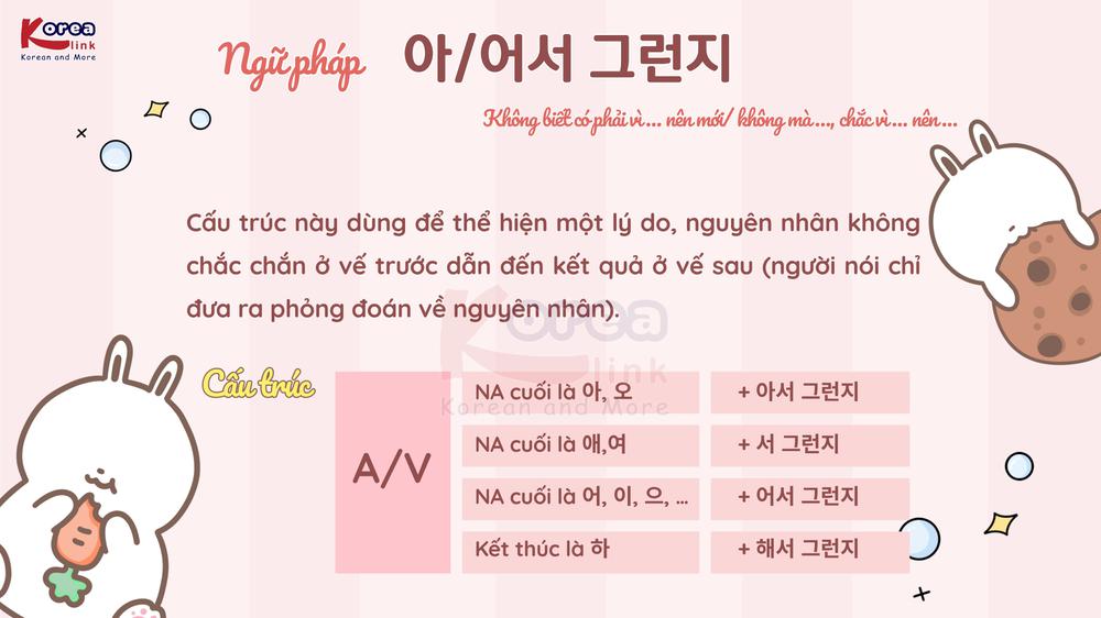 Ngữ pháp 144: 아/어서 그런지