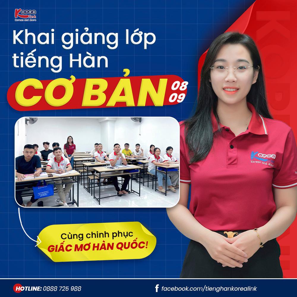 Korea Link chào đón tân học viên nhập học tiếng Hàn|Học tiếng Hàn tại Nghệ An