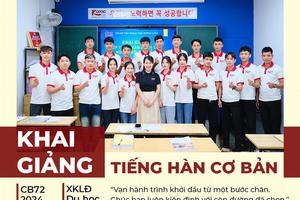 Khai giảng các lớp tiếng Hàn mới tại Vinh| Học tiếng Hàn tại Nghệ An