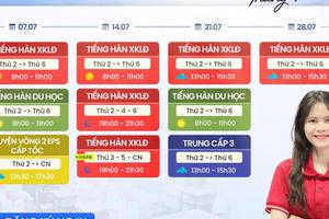 LỊCH KHAI GIẢNG CÁC KHÓA HỌC TIẾNG HÀN THÁNG 7.2025| HỌC TIẾNG HÀN TẠI NGHỆ AN