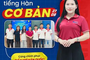 NGÀY 27/8 – KHAI GIẢNG KHÓA TIẾNG HÀN CƠ BẢN TẠI KOREA LINK (NGHỆ AN)