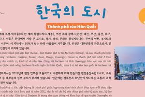 Thông tin văn hoá giáo trình EPS - TOPIK 2025 bài 3: 한국의 도시