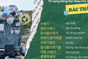 Từ vựng tiếng hàn theo chủ đề: Rác thải