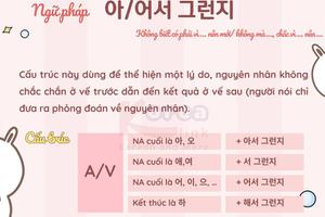 Ngữ pháp 144: 아/어서 그런지