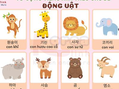 Từ vựng tiếng hàn theo chủ đề: Động vật