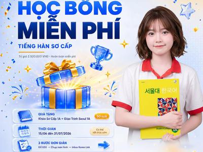 50 SUẤT HỌC BỔNG TIẾNG HÀN THPT DÀNH CHO TÂN HỌC SINH...