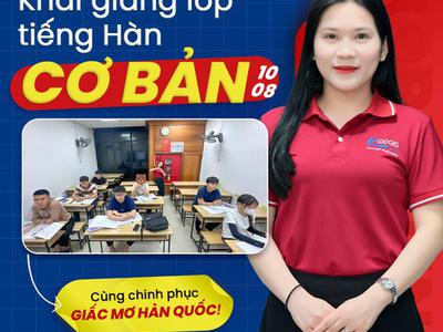 Tháng 8 Sôi Động: Lớp Tiếng Hàn Ngày 11/08 Chính Thức...