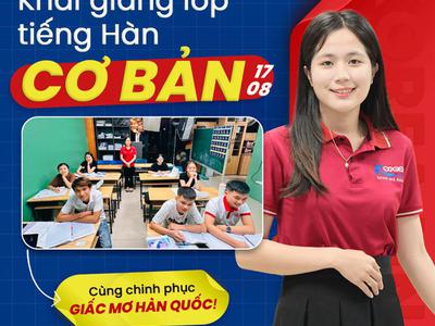 Korea Link Khai Giảng Lớp Tiếng Hàn Mới Ngày 17/08