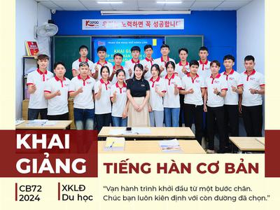 Khai giảng các lớp tiếng Hàn mới tại Vinh| Học tiếng...