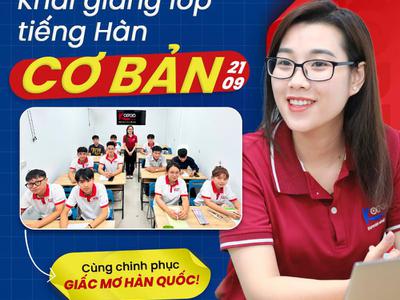 KHAI GIẢNG LỚP TIẾNG HÀN NGÀY 21/9 TẠI KOREA LINK