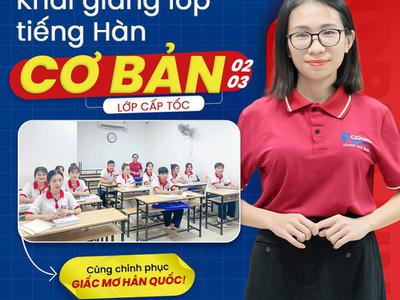 Khai Giảng Lớp Tiếng Hàn Cơ Bản Ngày 02/03 – Korea Link