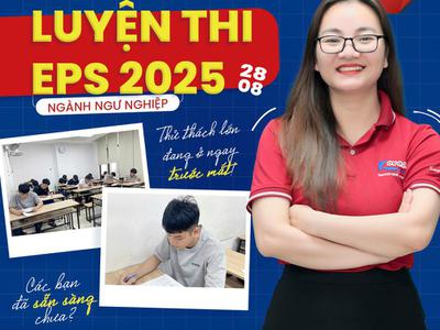 BỨT PHÁ CÙNG KHÓA LUYỆN THI TIẾNG HÀN EPS NGÀNH NGƯ...