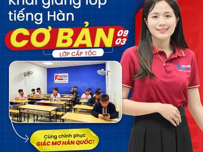 Lớp Tiếng Hàn Mới Khai Giảng 09/03 Tại Korea Link