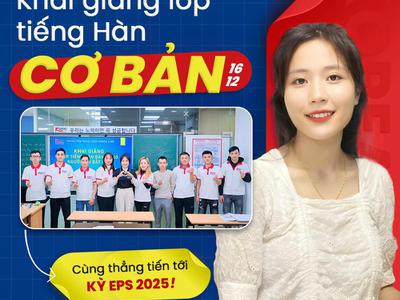 Khai giảng khoá học tiếng Hàn dành cho người mới|Học...