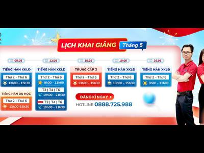LỊCH KHAI GIẢNG CÁC KHÓA HỌC TIẾNG HÀN THÁNG 5.2025|...