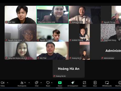 Korea Link khai giảng lớp tiếng Hàn Online đầu năm 2026