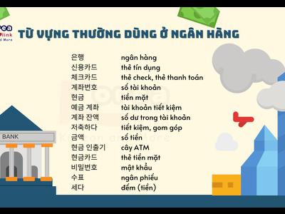 Từ vựng thường dùng ở ngân hàng