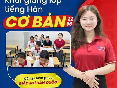 Học Tiếng Hàn Tại Nghệ An – Khai Giảng Lớp Mới 16/6